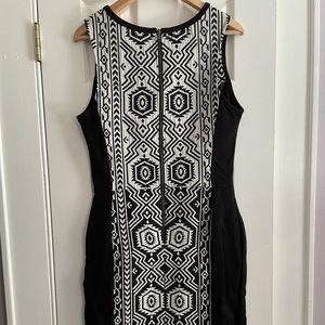 Perridge (Anthropologie) black and white dress